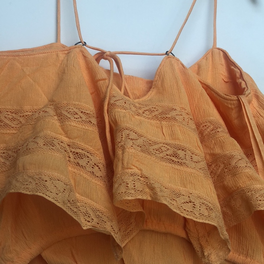 Free People Orange Crop Top - Picture 5 of 5